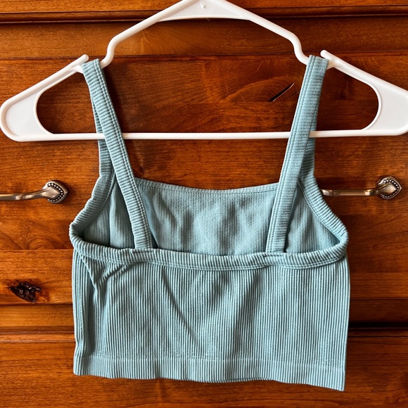 Blue Ribbed Crop - Picture 2 of 2